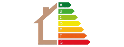 Étiquettes énergie du DPE, de A à G